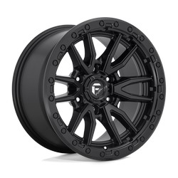 Rebel MATTE BLACK 20x10 6X135 et-18 cb87.1